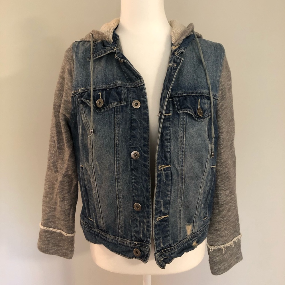 Vintage Havana hooded denim jacket